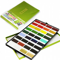 Kuretake Gansai Tambi Water Colouring Brush Set - 36 Colors