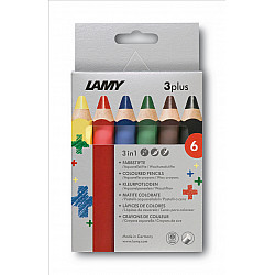 LAMY 3plus Coloured Pencils - Set of 6