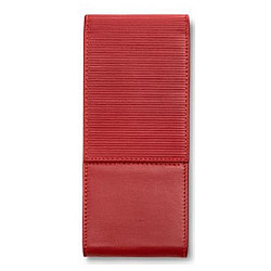 LAMY A 316 Leather Pen Case for 3 pens - Premium Edition - Red