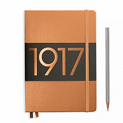 Leuchtturm1917 Notebook - A5 - Gelinieerd - Copper (Metallic Edition)
