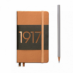 Leuchtturm1917 Notebook - Pocket A6 - Gelinieerd - Copper (Metallic Edition)