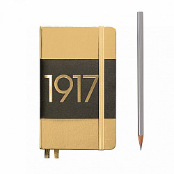 Leuchtturm1917 Notebook - Pocket A6 - Blanco - Gold (Metallic Edition)