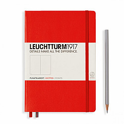 Leuchtturm1917 Notebook - A5 - Dotted - Rood