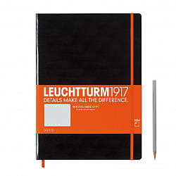 Leuchtturm1917 Whitelines Link Notebook met app - A4+ - Dotted - Zwart