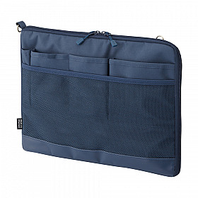 LIHIT LAB Smart Fit Bag in Bag - Horizontale Versie - A4 - Blauw