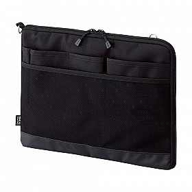 LIHIT LAB Smart Fit Bag in Bag - Horizontale Versie - A4 - Zwart