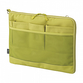 LIHIT LAB Smart Fit Bag in Bag - Horizontale Versie - A4 - Groen