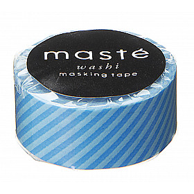 Mark's Japan Maste Washi Masking Tape - Blue Stripes