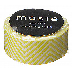 Mark's Japan Maste Washi Masking Tape - Zig Zag Yellow