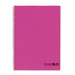 Maruman Sept Couleur Notebook - A4 - Gelinieerd - 80 pagina's - Roze (Japan)