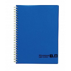 Maruman Sept Couleur Notebook - A5 - Gelinieerd - 80 pagina's - Blauw (Japan)