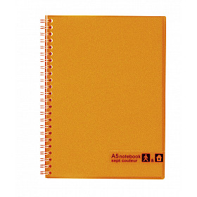 Maruman Sept Couleur Notebook - A5 - Gelinieerd - 80 pagina's - Oranje (Japan)