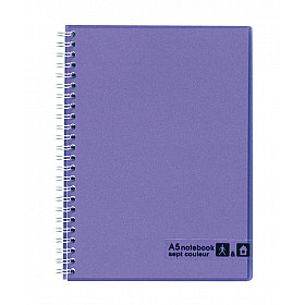 Maruman Sept Couleur Notebook - A5 - Gelinieerd - 80 pagina's - Violet (Japan)