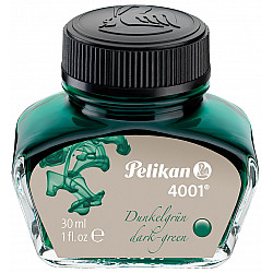 Pelikan 4001 Fountain Pen Ink- 30 ml - Dark Green