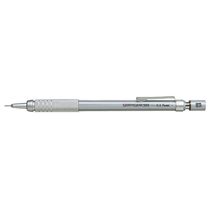 HB Lead 40pcs Pentel GraphGear 500 PG-517 Mechanical Drafting Pencil 0.7mm 