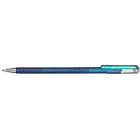 Pentel Hybrid Dual Metallic Shimmering Gel Pen - 1.0 mm - Blauw/Metallic Groen