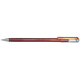 Pentel Hybrid Dual Metallic Shimmering Gel Pen - 1.0 mm - Oranje/Metallic Geel