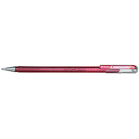 Pentel Hybrid Dual Metallic Shimmering Gel Pen - 1.0 mm - Rose/Metallic Pink