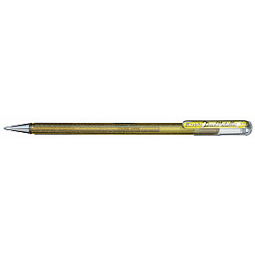 Pentel Hybrid Dual Metallic Shimmering Gel Pen - 1.0 mm - Shimmering Goud