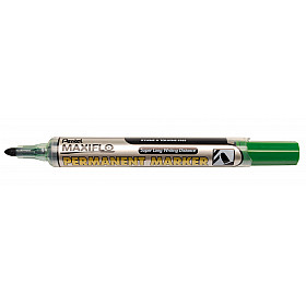 Pentel Maxiflo NLF50 Permanent Marker - Ronde Punt - 1.5 mm - Groen