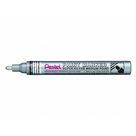 Pentel MMP10 Paint Marker - Medium - Zilver
