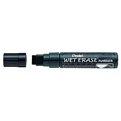Pentel Wet Erase Krijtstift - Zeer Breed - Zwart