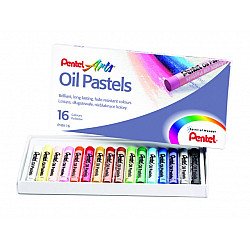 Pentel Oil Pastels - Set of 16