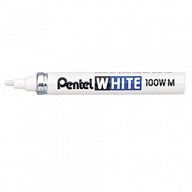 Pentel 100W Marker - Medium - Wit