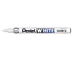 Pentel 100W Marker - Fine - White
