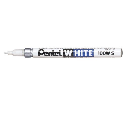 Pentel 100W White Permanente Markers Pentel 100W Marker