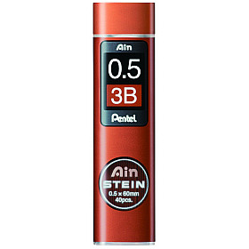 Pentel Ain STEIN C275-3B Silicium Vulpotlood vulling - Etui van 40 - 0.5 mm - 3B