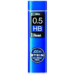 Pentel Ain STEIN C275-HB Silica Enhanced Pencil Lead - 40 pcs - 0.5 mm - HB