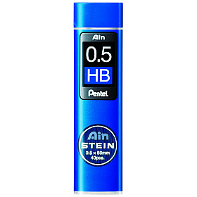 Pentel Ain STEIN C275-HB Silicium Vulpotlood vulling - Etui van 40 - 0.5 mm - HB