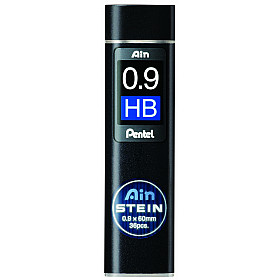 Pentel Ain STEIN C279-HB Silicium Vulpotlood vulling - Etui van 36 - 0.9 mm - HB