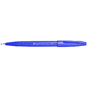 Pentel Touch Brush Sign Pen SES15C - Blauw
