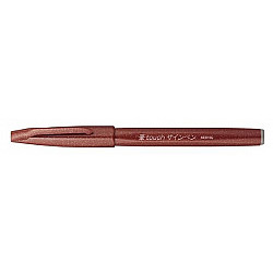 Pentel Touch Brush Sign Pen SES15C - Bruin