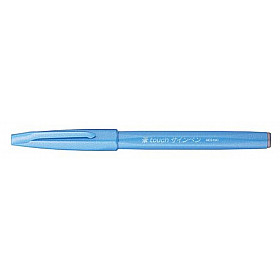 Pentel Touch Brush Sign Pen SES15C - Lichtblauw
