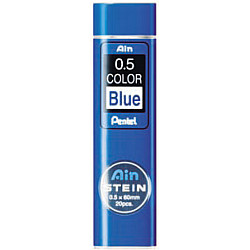 Pentel Ain STEIN C275-BL Silica Enhanced Pencil Lead - 20 pcs - 0.5 mm - Blue