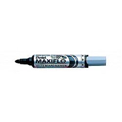 Pentel Maxiflo Whiteboard Marker - Bullet - Medium - Black
