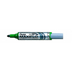 Pentel Maxiflo Whiteboard Marker - Bullet - Medium - Green