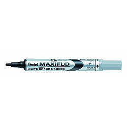 Pentel Maxiflo Whiteboard Marker - Bullet - Fine - Black