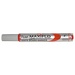 Pentel Maxiflo Whiteboard Marker - Bullet - Fine - Red