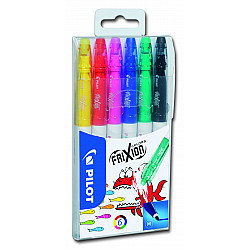 Pilot Frixion Colors Erasable Markers - Set of 6