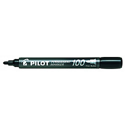 * Pilot SCA-100 Permanent Marker - Bullet Tip - 1.0 mm - Black