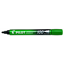 Pilot SCA-100 Permanent Marker - Bullet Tip - 1.0 mm - Green