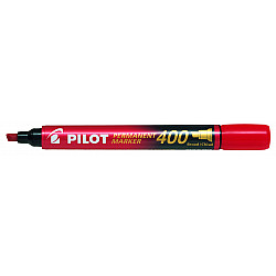 Pilot SCA-400 Permanent Marker - Chisel Tip - 1.0-4.0 mm - Red