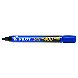 Pilot SCA-400 Permanent Marker - Chisel Tip - 1.0-4.0 mm - Blue