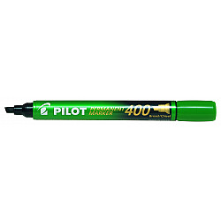 Pilot SCA-400 Permanent Marker - Chisel Tip - 1.0-4.0 mm - Green