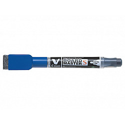 Pilot V Board Master S Whiteboard Marker - Extra Fine - Blue with Eraser