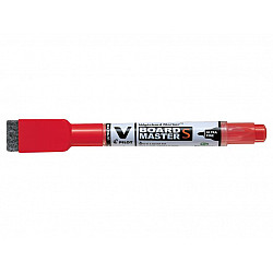 Pilot V Board Master S Whiteboard Marker - Ultra Fijn - Rood met wisser